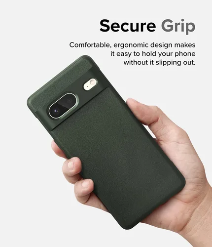 Miniatura 7 de Ringke Onyx - Funda compatible con Google Pixel 7 [verde oscuro] + funda delgada compatible con Google Pixel Watch [transparente + negro]