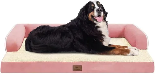 Miniatura 25 de Cama ortopédica impermeable para perros pequeños, cama para perros de tamaño mediano, cómoda cama para mascotas y gatos con lados, funda extraíble