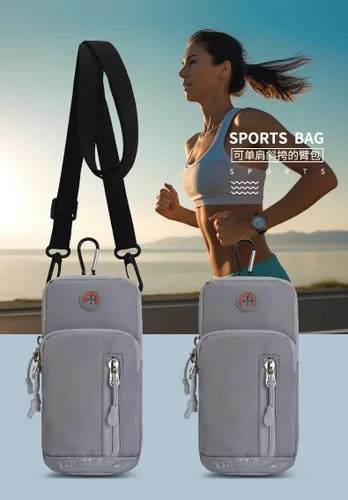 Miniatura 3 de Brazalete deportivo para correr, bolsa cruzada para teléfono celular, bolsa para cinturón para Samsung Galaxy A15 A25 A35 A55 A04e A03s A13 iPhone