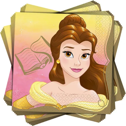 Miniatura 5 de Disney Princess - Servilletas de almuerzo de 6.5 pulgadas (paquete de 16), servilletas de fiesta de lujo, perfectas para fiestas temáticas