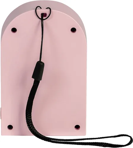 Miniatura 10 de Crosley CR3046A-PI Mini Jukebox Altavoz Bluetooth portátil con luces LED y micrófono, rosa Rosado