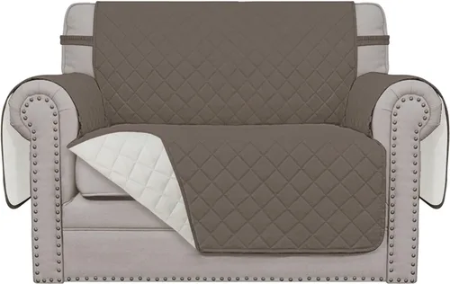 Miniatura 44 de Easy-Going - Funda para sofá, futón y sillón sin reposabrazos, reversible, resistente al agua, para mascotas y niños (azul oscuro/azul claro)