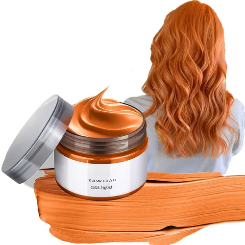 Miniatura 10 de Cera temporal de color dorado para el cabello, color rubio para hombres y mujeres, cera de tinte para el cabello, arcilla lavable para niñas de 4