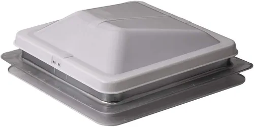 Miniatura 3 de HENG'S INDUSTRIES 71112A-C RV 12V Powered 14" Ventilación de techo con tapa de cuña blanca