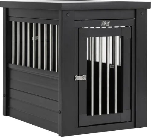 Miniatura 12 de New Age Pet ECOFLEX InnPlace - Jaula para perros y mesa auxiliar, perrera estilo muebles de interior, para perros pequeños, medianos, grandes y XL