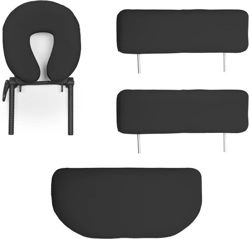 Miniatura 5 de Saloniture - Mesa de masaje plegable portátil profesional con estuche de transporte, color negro