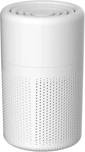 Purificador portátil de filtro para el hogar con cable USB tipo C, portátil, purificador de aire pequeño, sistema de filtración de 3 etapas y