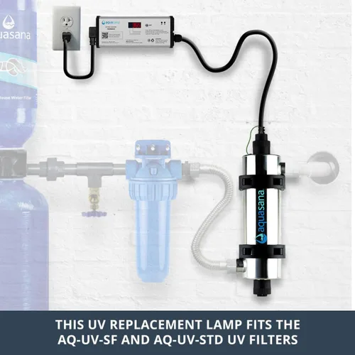 Miniatura 2 de Aquasana Lámpara UV de repuesto para sistemas de filtro de agua para toda la casa, compatible con sistemas UV Aquasana vendidos antes de julio