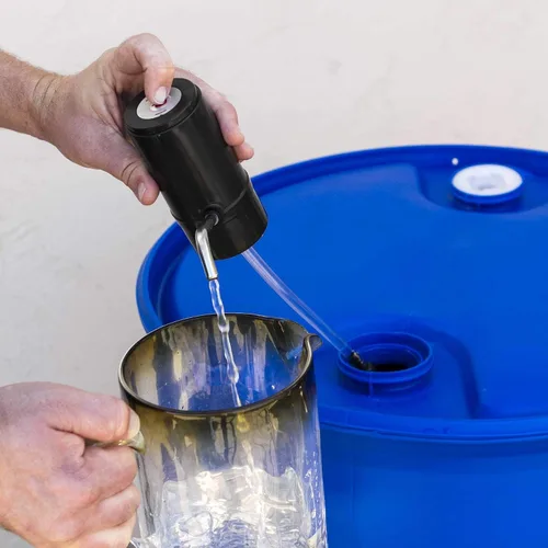 Miniatura 3 de Sagan Life Bomba de filtro de agua de tambor de 55 galones, sistema de purificación de agua AquaDrum, sistema de filtración de barril de agua