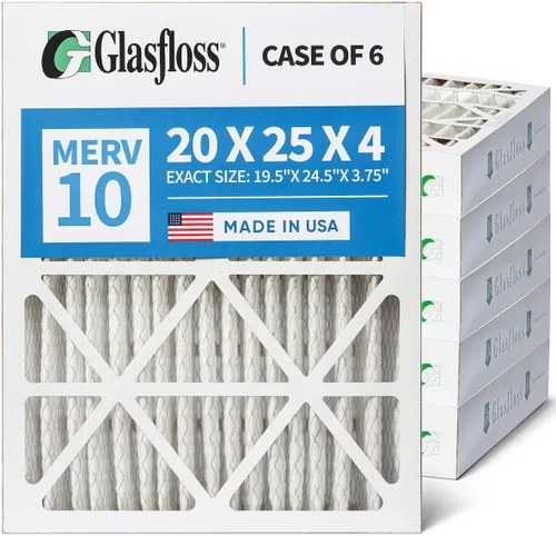 Miniatura 5 de Glasfloss Industries ZLP20254 Z-Line Series ZL 20x25x4 MERV 10 - Filtro plisado (paquete de 6)
