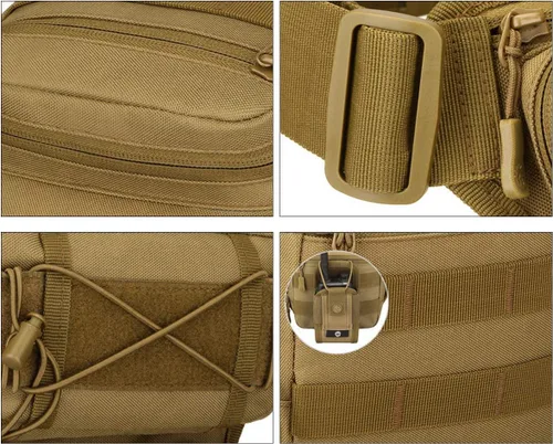 Miniatura 4 de Bolsa táctica de pierna caída para hombres y mujeres, bolsa militar para muslo, al aire libre, motocicleta, senderismo, cintura, riñonera, bolsa