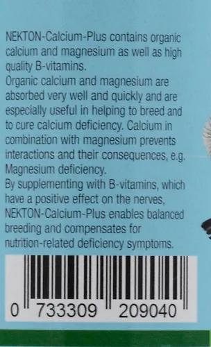 Miniatura 4 de Nekton Calcio Plus - Calcio con Magnesio y Vitaminas, Blanco, 140g/5 oz