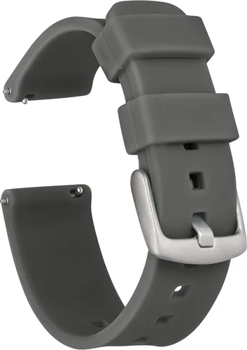 GadgetWraps - Correa de silicona suave para reloj con pasador de liberación rápida, 3 tamaños (14 mm, 20 mm y 22 mm) y 29 colores únicos