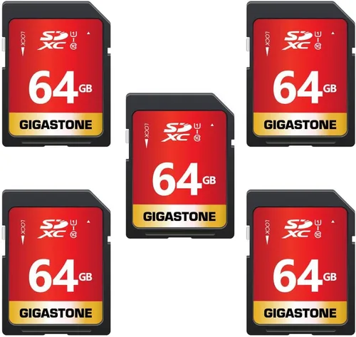 Miniatura 11 de GIGASTONE Tarjeta SD de 8 GB, paquete de 2 tarjetas de memoria UHS-I U1 clase 10 SDHC, videocámara digital Full HD Kodak Olympus, con 2 mini fundas