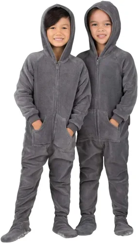 Miniatura 5 de Footed Pajamas - Enterizo con capucha a juego para la familia Suéteres de una pieza para niños, niñas, hombres, mujeres y mascotas, unisex, Candy