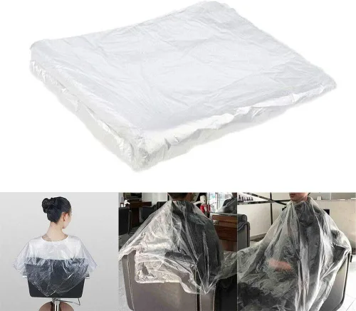 Miniatura 4 de 100 capas desechables de peluquería, 51 x 36 pulgadas, impermeable, para peluquería, para peluquería, para niños y adultos