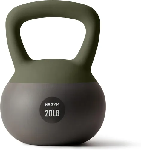 Miniatura 18 de WeGym Mancuernas suaves con base resistente a impactos acolchada y mango antideslizante de agarre ancho para entrenamientos en casa, levantamiento