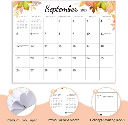 Miniatura 2 de Magnetic Calendar for Refrigerator, 10"x 8" Fridge Calendar from Jul. 2026 to Dec. 2027, Wall Calendars 2026-2027 Prefect for Planning and