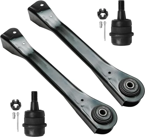 Miniatura 118 de Detroit Axle - Brazos de control superiores traseros para Chrysler 300 Dodge Challenger Charger Magnum, reemplazo del conjunto de brazos de control
