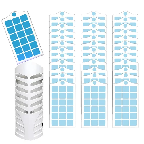 Miniatura 6 de Paquete de 24 tarjetas adhesivas 23005-06 compatibles con Dynatrap DT3005W Dot, Safer Home SH502, tableros de pegamento de repuesto para interiores