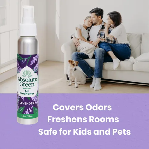 Miniatura 3 de Absolute Green Ambientador 100% natural en aerosol, no tóxico, ecológico, seguro en casa, alimentos, niños y mascotas, eliminador de olores