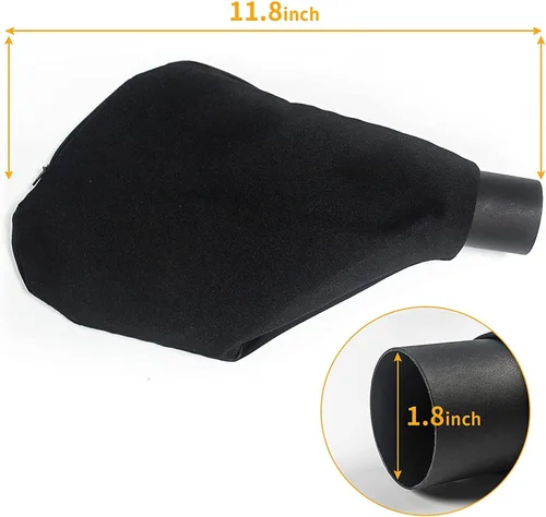 Miniatura 2 de Bolsa de polvo para sierra ingletadora N126162 Bolsa de recogida de polvo para sierra de mesa Dewalt B&D DW715 DW713 DW716 DW716XPS DWS782 DWS780