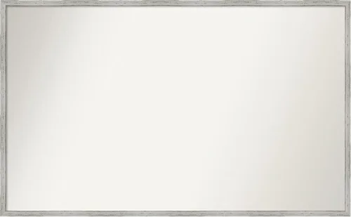 Miniatura 633 de Amanti Art Espejo de baño blanco para sobre el fregadero, 32 x 45 pulgadas, espejo de tocador rectangular blanco esbelto, marco de madera moderno