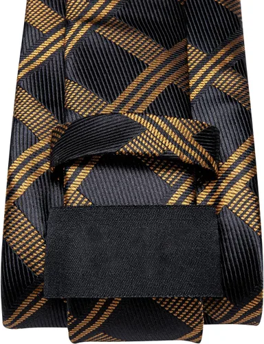 Miniatura 180 de Dubulle Corbata tejida de cachemira para hombre y gemelos de pañuelo para hombre, conjunto de gemelos para boda formal y negocios