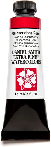 Miniatura 12 de Daniel Smith 284600238 DANIEL SMITH - Tubo de pintura extrafino para acuarela, 0.5 fl oz, quinacridona, dorado