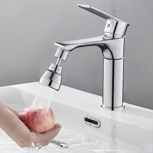 Miniatura 7 de La boquilla de grifo giratoria de 360 ° portátil de alta presión gira la pieza de repuesto, accesorios de rociador de aireador de cocina