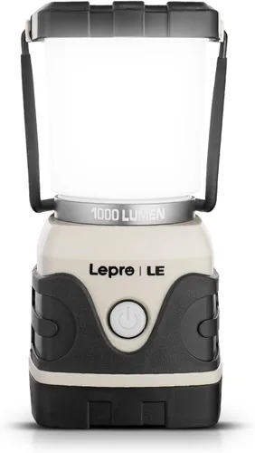 Miniatura 9 de LE Luz LED portátil de 1000 LM, atenuable, linterna para acampar de 4 modos, resistente al agua, lámpara que funciona a batería para el hogar
