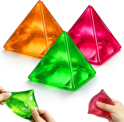 Miniatura 8 de 3 bolas antiestrés para adultos, bola blanda sensorial con textura de gel de memoria para niños y adultos, ejercicios de mano, regalos de fiesta