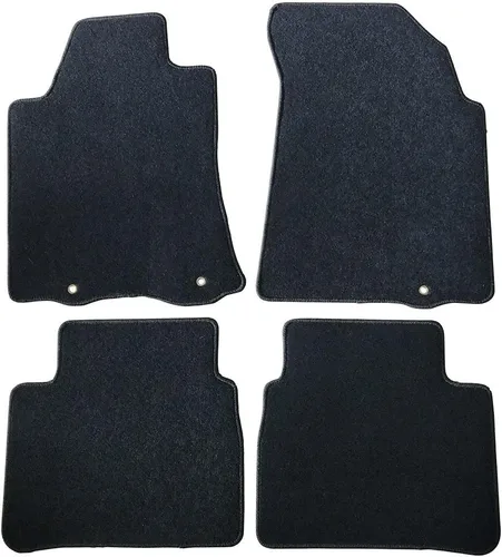 Miniatura 10 de IKON MOTORSPORTS, Alfombrillas Compatibles con Nissan Altima Sedan 4 Puertas 2013-2018, Revestimiento de Piso de Nylon Beige de Fábrica para Frente