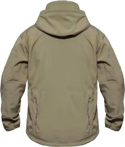 Miniatura 2 de MAGCOMSEN - Chaqueta táctica con capucha para hombre, impermeable, suave, abrigo de invierno