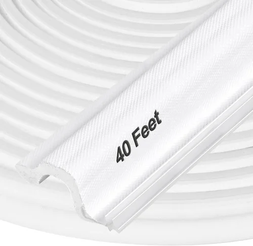 Miniatura 8 de Burlete Climático Kerf para Puerta de 26 Pies Tira Selladora de Puerta en Forma de V para Marco de Puerta de Brecha Grande Puerta Frontal Selladores