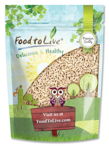 Food to Live Semillas de girasol, 5 libras, verificadas sin OMG, granos, sin cáscara, kosher, crudas, veganas, sirtfood, a granel
