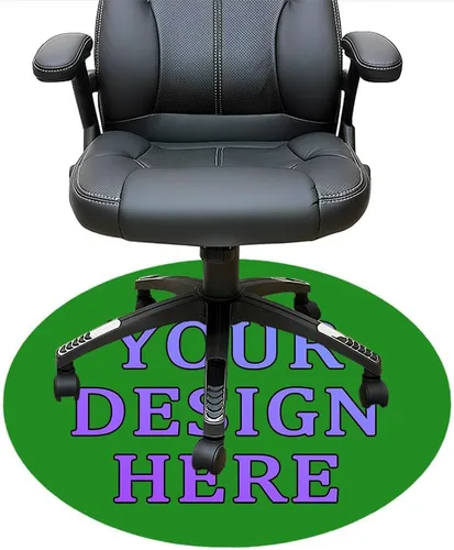 Miniatura 84 de Tapete redondo personalizado para silla de escritorio de oficina, diseño de tu propio logotipo de foto, texto, alfombrillas circulares