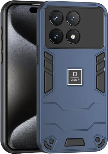 Miniatura 254 de Funda compatible con Huawei Y9 Prime (2019), compatible con Huawei Y9 Prime (2019) 4G STK-L21 2 en 1 [PC duro + TPU], funda de teléfono azul