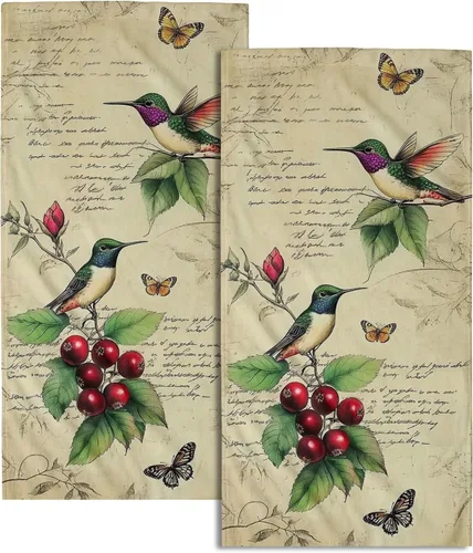 Miniatura 66 de Giwawa Toallas de Mano Verdes Bosque Nebuloso Set de 2 Montaña Bosque Suave Toallas de Huésped Toallas de Cara Baño Decoraciones Finas Toallas