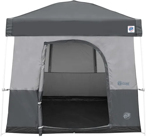 Miniatura 4 de E-Z UP Camping Cube Sport, convierte el toldo de patas en ángulo de 10 pies en tienda de campaña