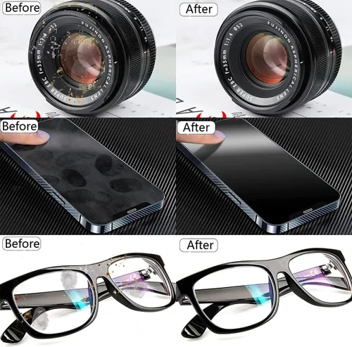 Miniatura 7 de Paquete de 15 paños de limpieza para gafas, toallitas limpiadoras de lentes y lentes para teléfonos móviles, relojes, pantallas y todas