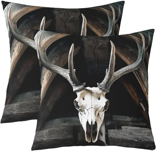 Miniatura 22 de Feelyou Juego de 2 fundas de almohada de leopardo de 16 x 16 pulgadas, fundas decorativas con estampado de guepardo, decoración del hogar, funda