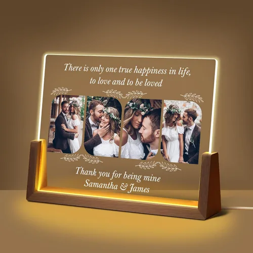 Miniatura 22 de Regalos de cumpleaños personalizados para el día del padre, para papá, de hija, hijo, esposa, marco de fotos con placa acrílica personalizada