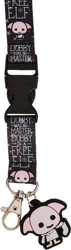 Miniatura 2 de Loungefly Harry Potter Dobby - Cordón estampado completo con dije Dobby