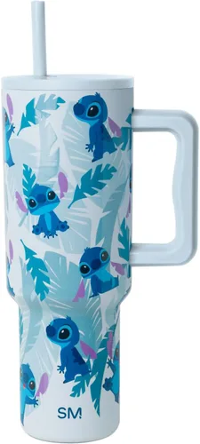 Miniatura 18 de Simple Modern Disney - Vaso de 40 onzas con asa y tapa con pajilla, botella de agua reutilizable aislada de acero inoxidable de viaje, regalos