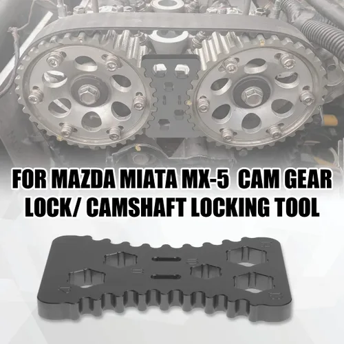 Miniatura 2 de Herramienta de bloqueo del árbol de levas para Mazda Miata X-5 1990-2005, herramienta de aluminio para instalación de correa de distribución