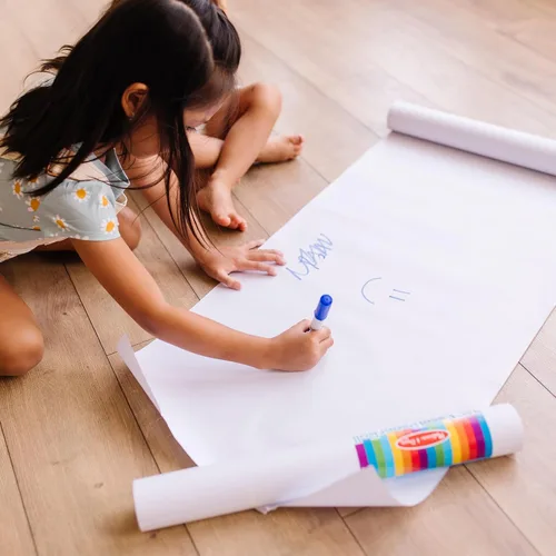 Miniatura 2 de Melissa & Doug Reemplazo de rollo de papel de caballete de lujo (17 pulgadas x 75 pies) – Paquete de 3 rollos de papel de caballete de lujo