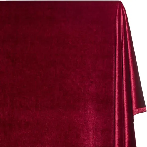 Miniatura 23 de Elástico tela 60" de ancho por el patio de terciopelo para disfraces de costura Apparel Craft Magenta