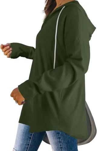 Miniatura 3 de Sudaderas con capucha de moda de otoño para mujer, sudaderas largas de manga larga, tendencia ahora 2023