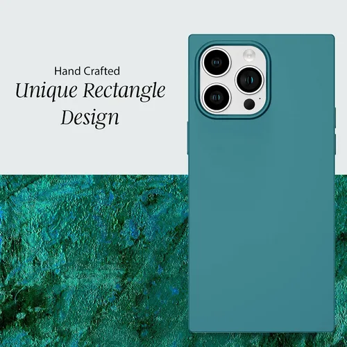 Miniatura 4 de Cocomii - Funda rectangular compatible con iPhone 14 Pro - Silicona suave al tacto, forro de microfibra, para mujeres, niñas, hombres, funda 4-Verde